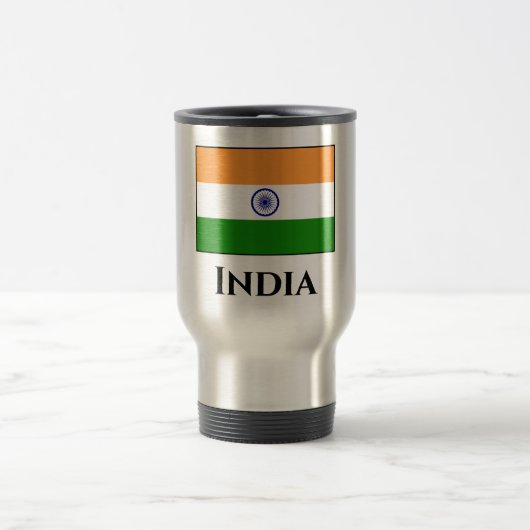 Mug De Voyage Drapeau indien (Centre)
