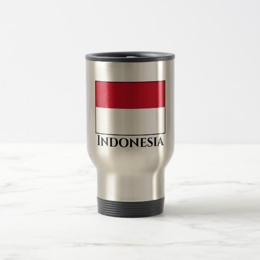 Mug De Voyage Drapeau indonésien (Centre)