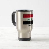 Mug De Voyage Drapeau Iraq (Iraq) (Devant gauche)