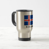 Mug De Voyage Drapeau islandais (Devant gauche)