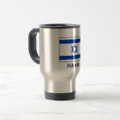 Mug De Voyage Drapeau Israël (Devant gauche)