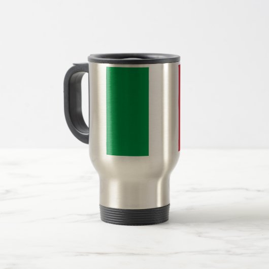 Mug De Voyage Drapeau Italie (Devant gauche)
