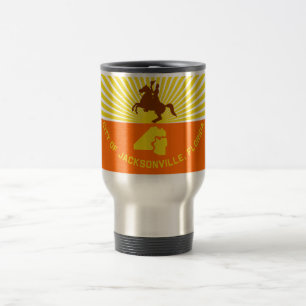 Mug De Voyage Drapeau Jacksonville