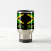 Mug De Voyage Drapeau jamaïcain, noir, vert et jaune (Centre)