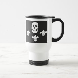 MUG DE VOYAGE DRAPEAU JOLLY ROGER ET TROIS LIEUX