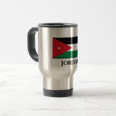 Mug De Voyage Drapeau Jordanie (Devant gauche)