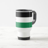 Mug De Voyage Drapeau Jordanie (Devant droit)