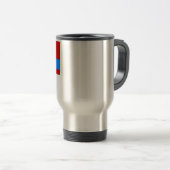 Mug De Voyage Drapeau kazakh de SSR (Devant droit)