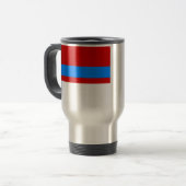 Mug De Voyage Drapeau kazakh de SSR (Devant gauche)