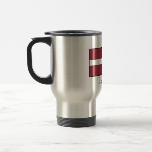Mug De Voyage Drapeau letton (Gauche)