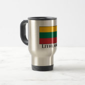 Mug De Voyage Drapeau lituanien (Devant gauche)
