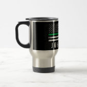 Mug De Voyage Drapeau mince américain affligé de Ligne Verte de (Gauche)