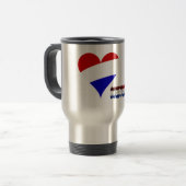 Mug De Voyage drapeau néerlandais (Devant gauche)