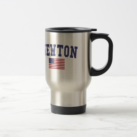 Mug De Voyage Drapeau Newton US (Droit)