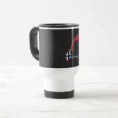 Mug De Voyage Drapeau Norvège - Norvège (Devant gauche)