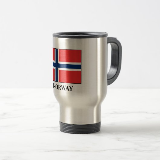 Mug De Voyage Drapeau norvégien (Devant droit)