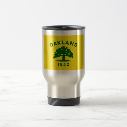 Mug De Voyage Drapeau Oakland, Californie (Centre)