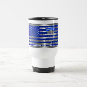 Mug De Voyage Drapeau Parachutiste américain spécialement conçu