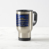 Mug De Voyage Drapeau Parachutiste américain spécialement conçu (Devant droit)