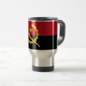 Mug De Voyage Drapeau patriotique angolais (Devant droit)