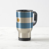 Mug De Voyage Drapeau patriotique argentin (Devant droit)