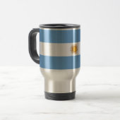 Mug De Voyage Drapeau patriotique argentin (Devant gauche)
