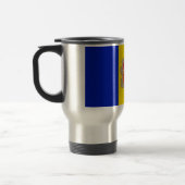 Mug De Voyage Drapeau patriotique d'Andorre (Gauche)