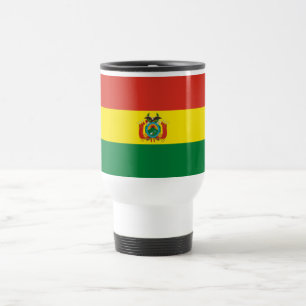 Mug De Voyage Drapeau patriotique de Bolivie