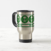 Mug De Voyage Drapeau personnalisé de l'Arabie Saoudite (Devant gauche)