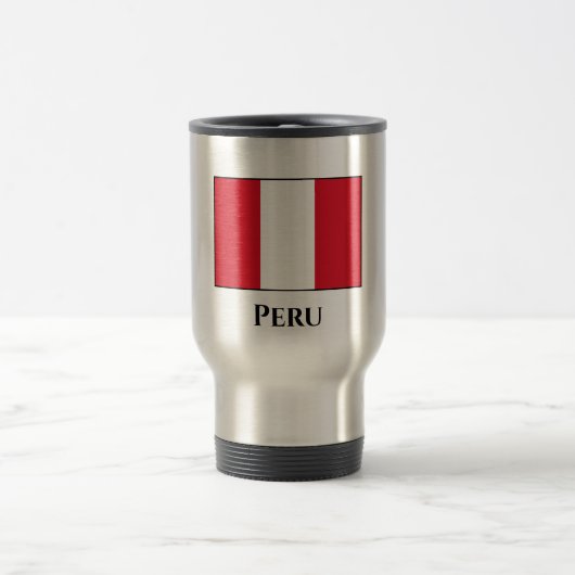 Mug De Voyage Drapeau péruvien (Centre)