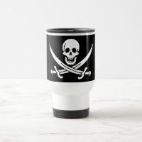 Drapeau pirate crâne épées croisées
