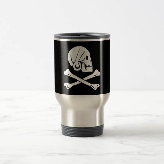Mug De Voyage Drapeau pirate - Jolly roger (Centre)
