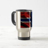 Mug De Voyage Drapeau plein HD de la Norvège (Devant gauche)
