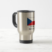 Mug De Voyage Drapeau République tchèque (Devant gauche)
