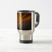 Mug De Voyage Drapeau robuste de l'Arizona (Devant droit)