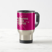 Mug De Voyage Drapeau rose (Devant droit)