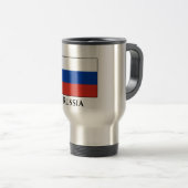 Mug De Voyage Drapeau russe (Devant droit)
