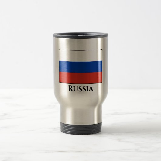 Mug De Voyage Drapeau russe (Centre)