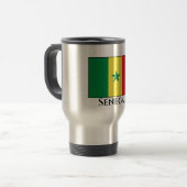 Mug De Voyage Drapeau sénégalais (Devant gauche)