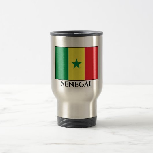Mug De Voyage Drapeau sénégalais (Centre)