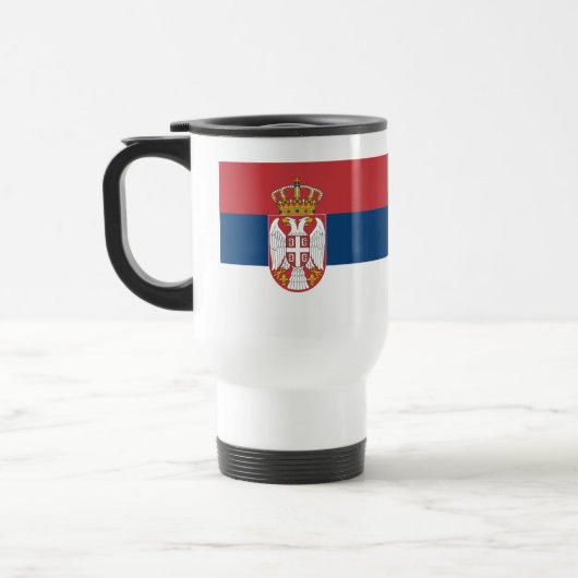 Mug De Voyage Drapeau serbe (Gauche)