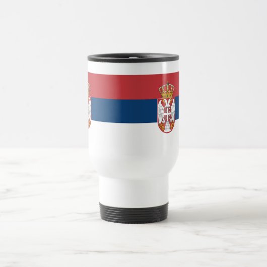 Mug De Voyage Drapeau serbe (Centre)
