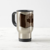 Mug De Voyage Drapeau simili cuir du Canada (Devant gauche)