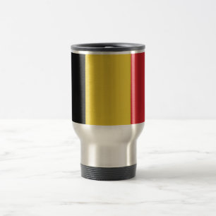Mug De Voyage Drapeau simple de la Belgique