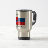 Mug De Voyage Drapeau Slovaquie (Devant droit)