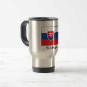 Mug De Voyage Drapeau Slovaquie (Devant gauche)