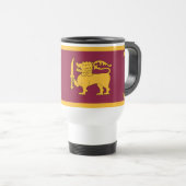 Mug De Voyage Drapeau Sri Lanka (Devant droit)