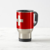Mug De Voyage Drapeau Suisse (Devant droit)