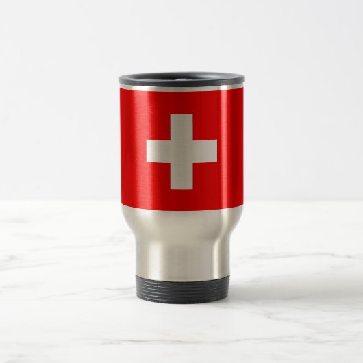 Mug De Voyage Drapeau Suisse (Centre)
