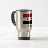 Mug De Voyage Drapeau syrien (Devant gauche)